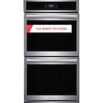 27 in. Double Electric Built-In Wall Oven with Total Convection in Smudge-Proof Stainless Steel