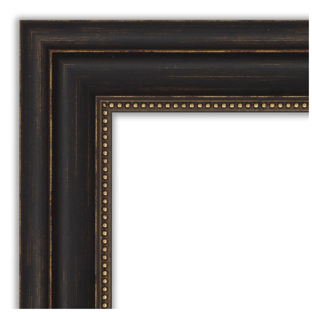 Natural Cork Board with Bronze Beaded Frame, 39" x 22"