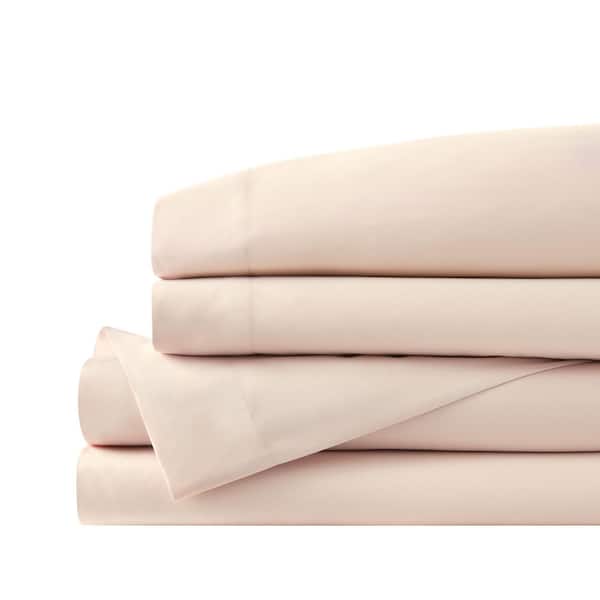 Brushed Soft Microfiber 3-Piece Twin/Twin XL Sheet Set in Cameo Pink