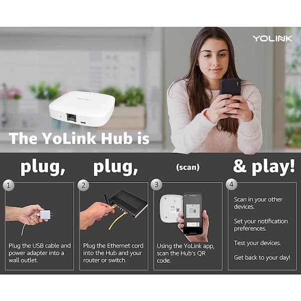 YoSmart YoLink Outdoor Contact Sensor, LoRa 1/4 Mile World's Longest Range Smart Door Sensor