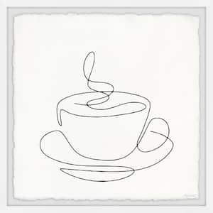 "It's Coffee Time" by Marmont Hill Framed Drink Art Print 12 in. x 12 in. .