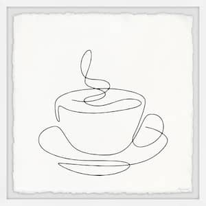 "It's Coffee Time" by Marmont Hill Framed Drink Art Print 24 in. x 24 in. .