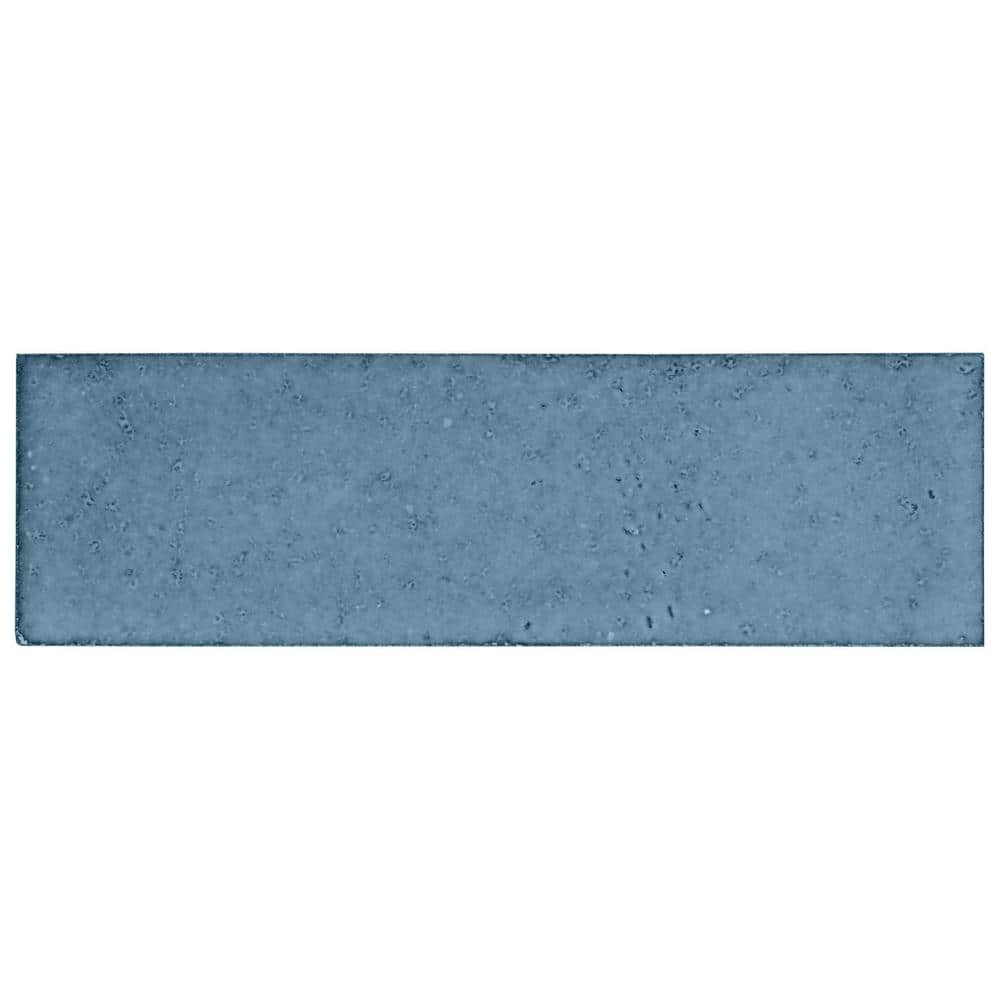 Vibe Turquoise 2.36 in. x 0.39 in. Glossy Lava Stone Subway Wall Tile Sample price history on PriceWatchPro