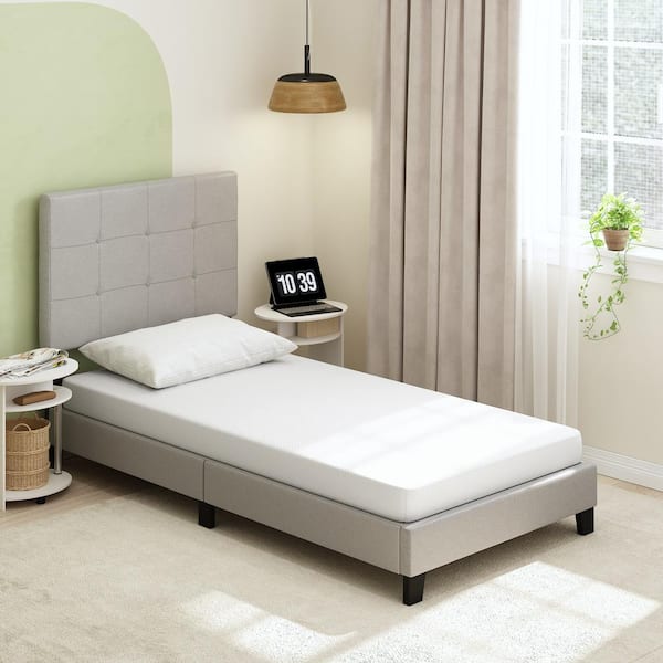 Furinno Tidur Twin XL Medium Firm Cooling Gel 5 in. Bed-in-a-Box Memory Foam Mattress