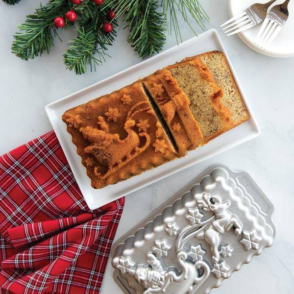 Nordicware Santa's Sleigh 10 Loaf Pan