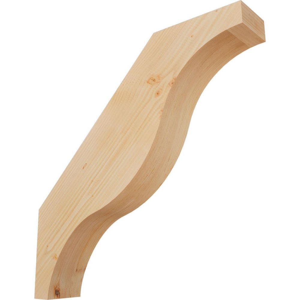 "5 1/2""W x 30""D x 30""H Funston Smooth Knee Brace, Douglas Fir" price history on PriceWatchPro