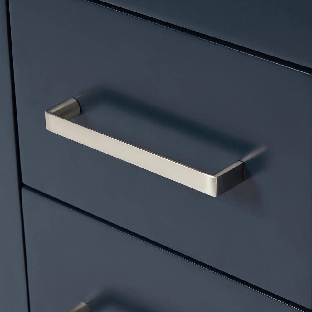 Midnight Blue 60" Single Sink Vanity with Quartz Top