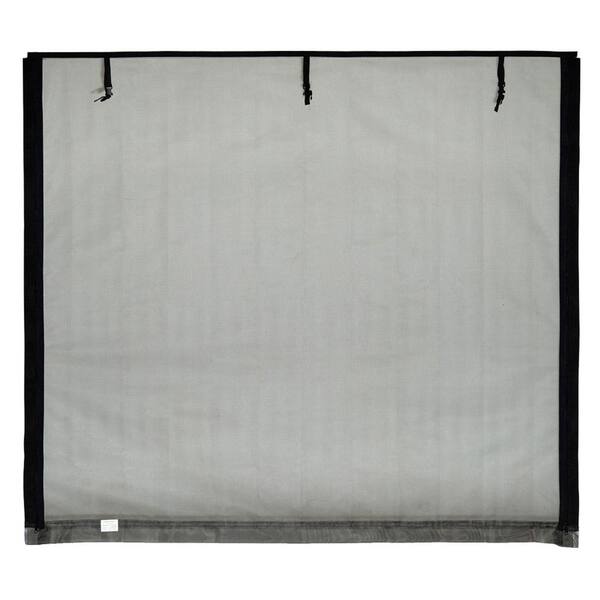 FRESH AIR SCREENS 9 ft. x 8 ft. Roll-Up Garage Door Screen with 2 ...