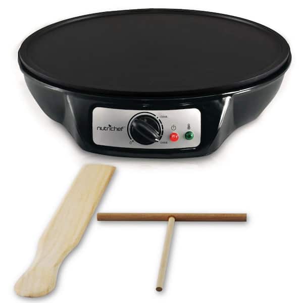 NutriChef Electric Griddle - Crepe Maker Cooktop Hot Plate