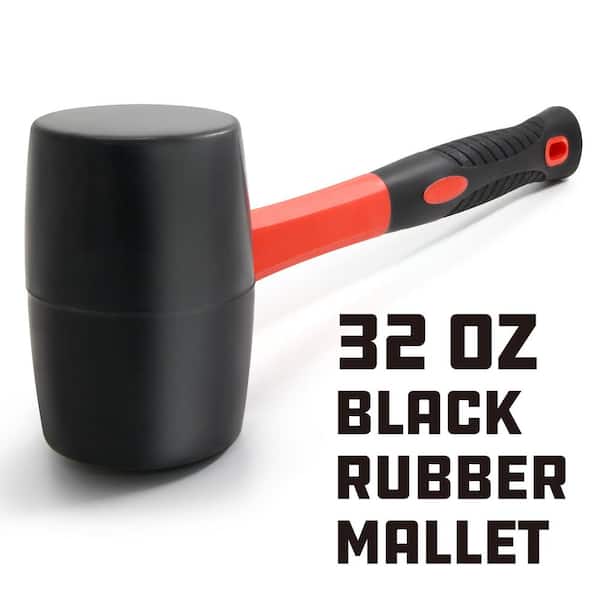 Kobalt 32-oz Smooth Face Rubber Head Fiberglass Rubber Mallet in the  Hammers department at
