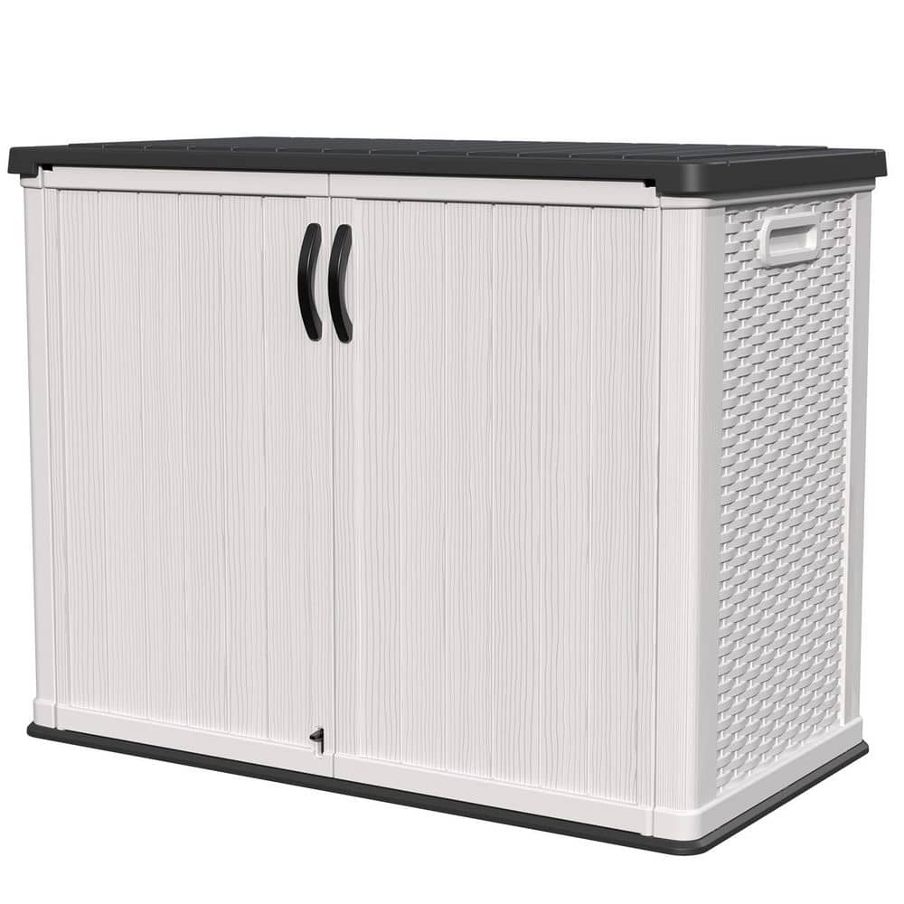 【Adul】PATIO Tozey 48 in. W x 25.4 in. D x 37 in. H Horizontal Resin