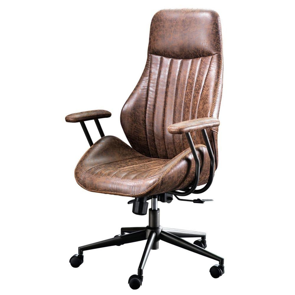 suede leather office chair