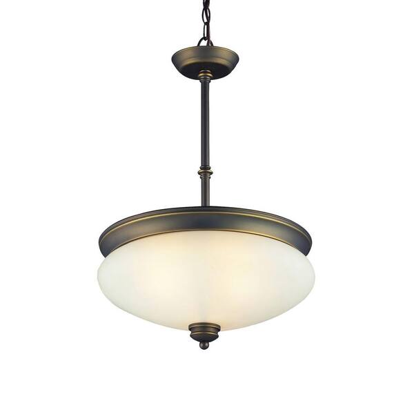 Tulen Lawrence Collection 3-Light Olde Bronze Pendant-DISCONTINUED