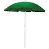 Picnic Time 5.5 Ft. Beach Patio Umbrella In Hunter Green 822-00-121-000 