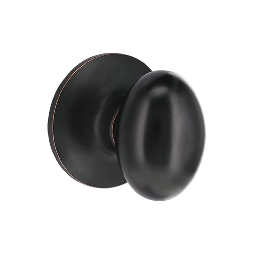 Defiant Oval Aged Bronze Hall Closet Door Knob 32tylx730b - The Home Depot