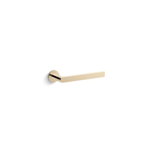 KOHLER Composed 8 in. Towel Arm in Vibrant French Gold