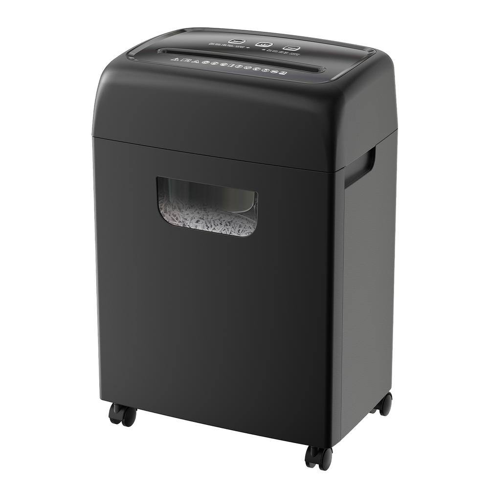 18 Sheets Cross-Cut Paper Shredder with 5.28 Gal. Bin for Credit Cards, Sta