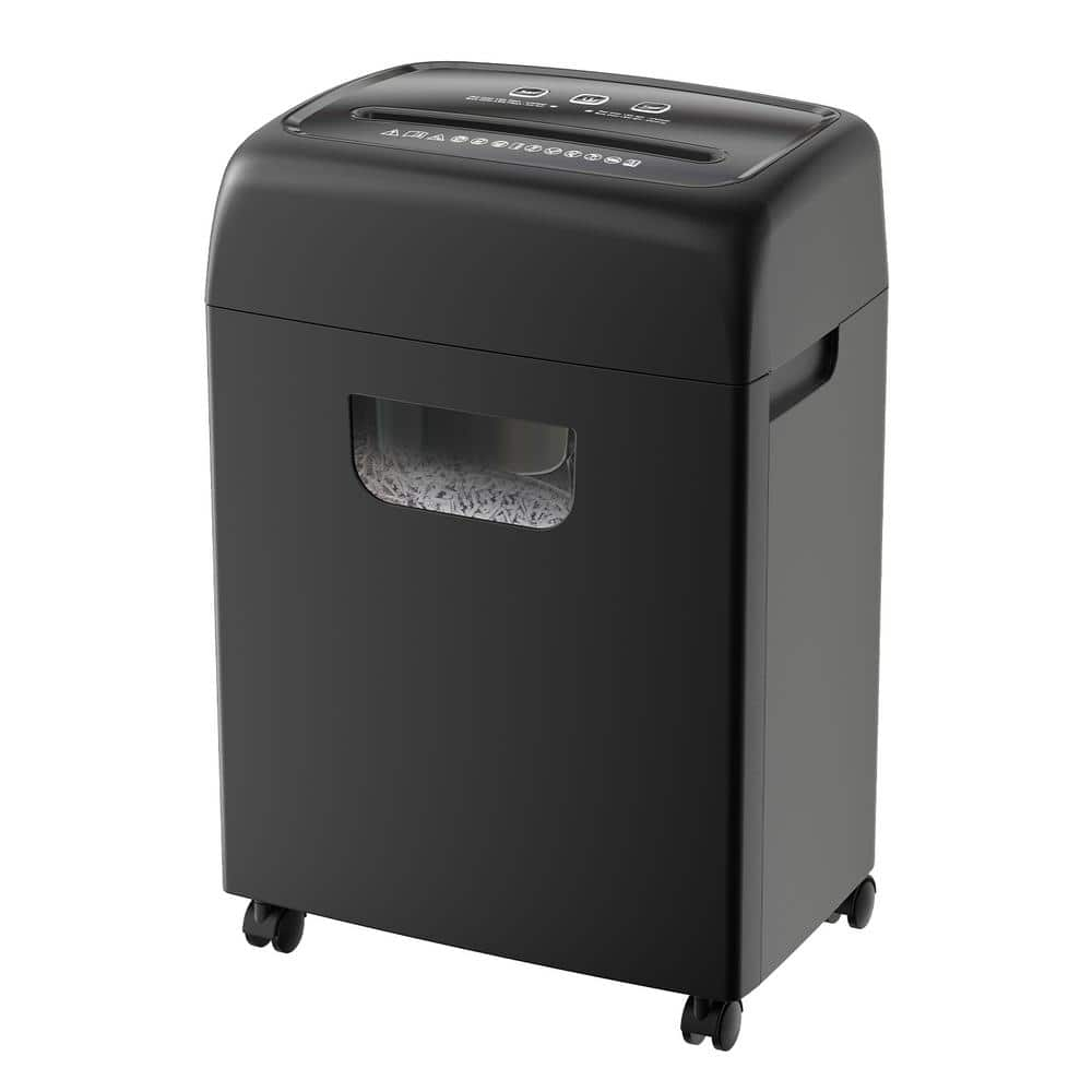 Sunpez 18 Sheets Cross-Cut Paper Shredder with 5.28 Gal. Bin for Credit Cards, Staples, Pin, 62dB, Work for 45-Minutes Straight