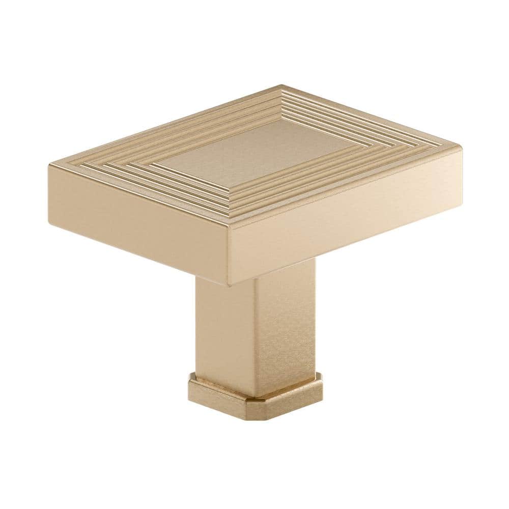Como Collection 1-3/4 in. (45 mm) Classic Champagne Bronze Rectangle Cabinet Knob price history on PriceWatchPro
