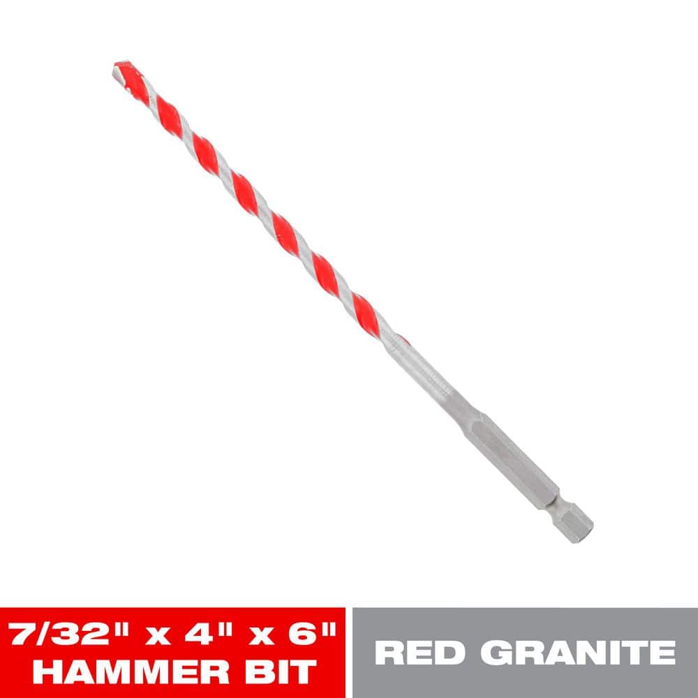 7/32 in. x 4 in. x 6 in. SPEEDemon Red Granite Carbide-Tipped Hammer Drill Bit price history on PriceWatchPro
