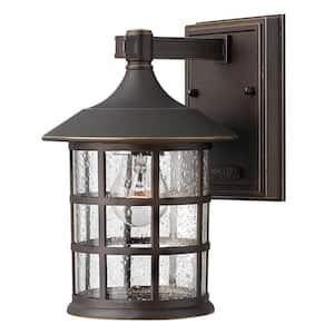 Hinkley Freeport Small Outdoor Wall Mount Lantern, Oil Rubbed Bronze