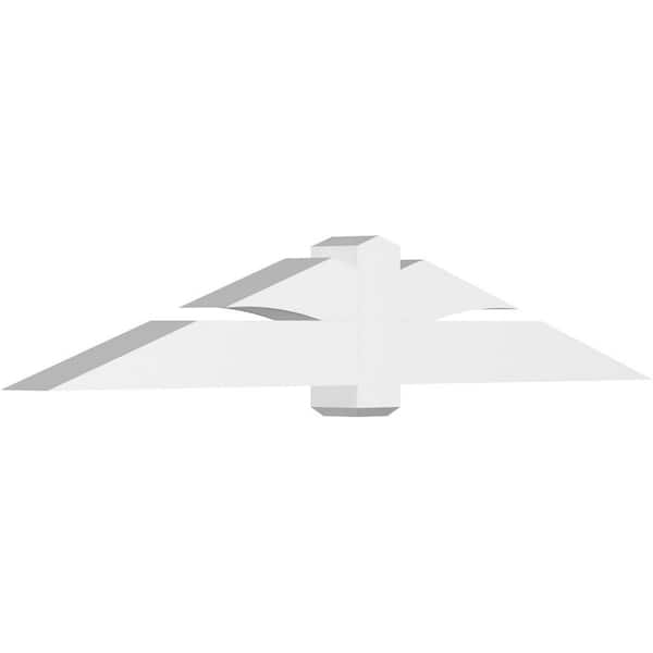 Ekena Millwork Redmond 84 in. W x 14 in. H x 6 in. D Signature Polyurethane Bracket