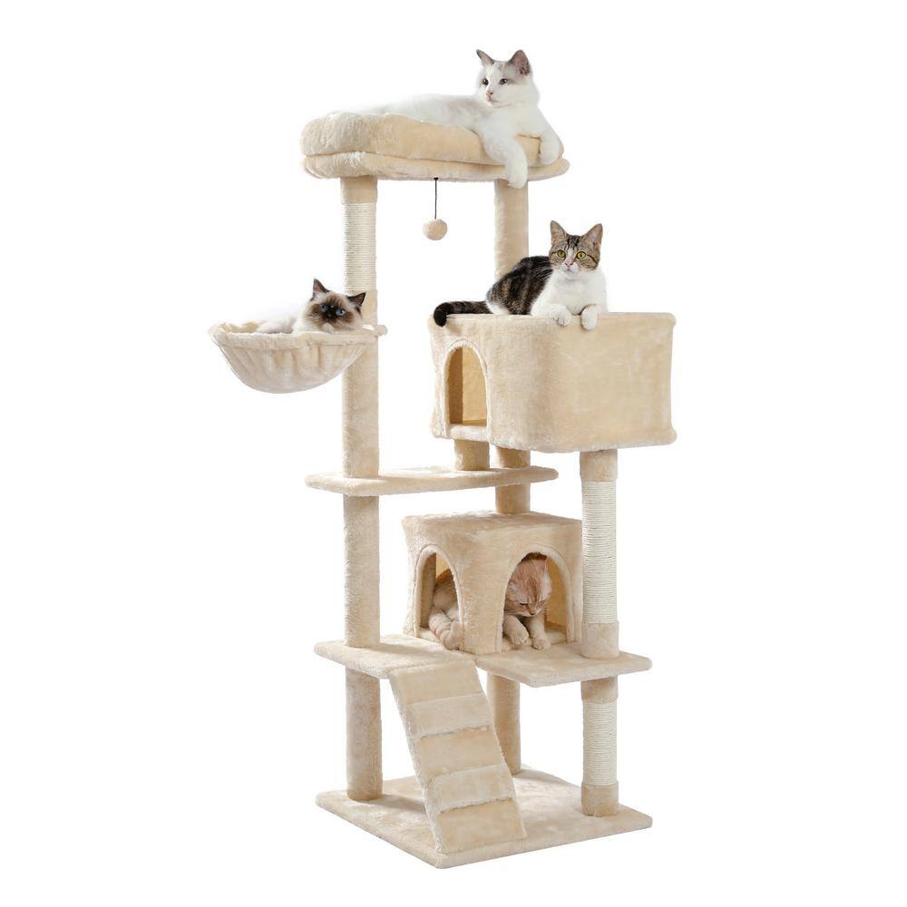 cenadinz Multi-Functional Cat Tree Tower with Sisal Scratching Post H ...