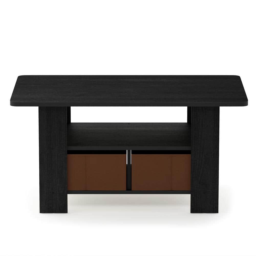 Andrey Rectangular Beech Wood Coffee Table with Storage