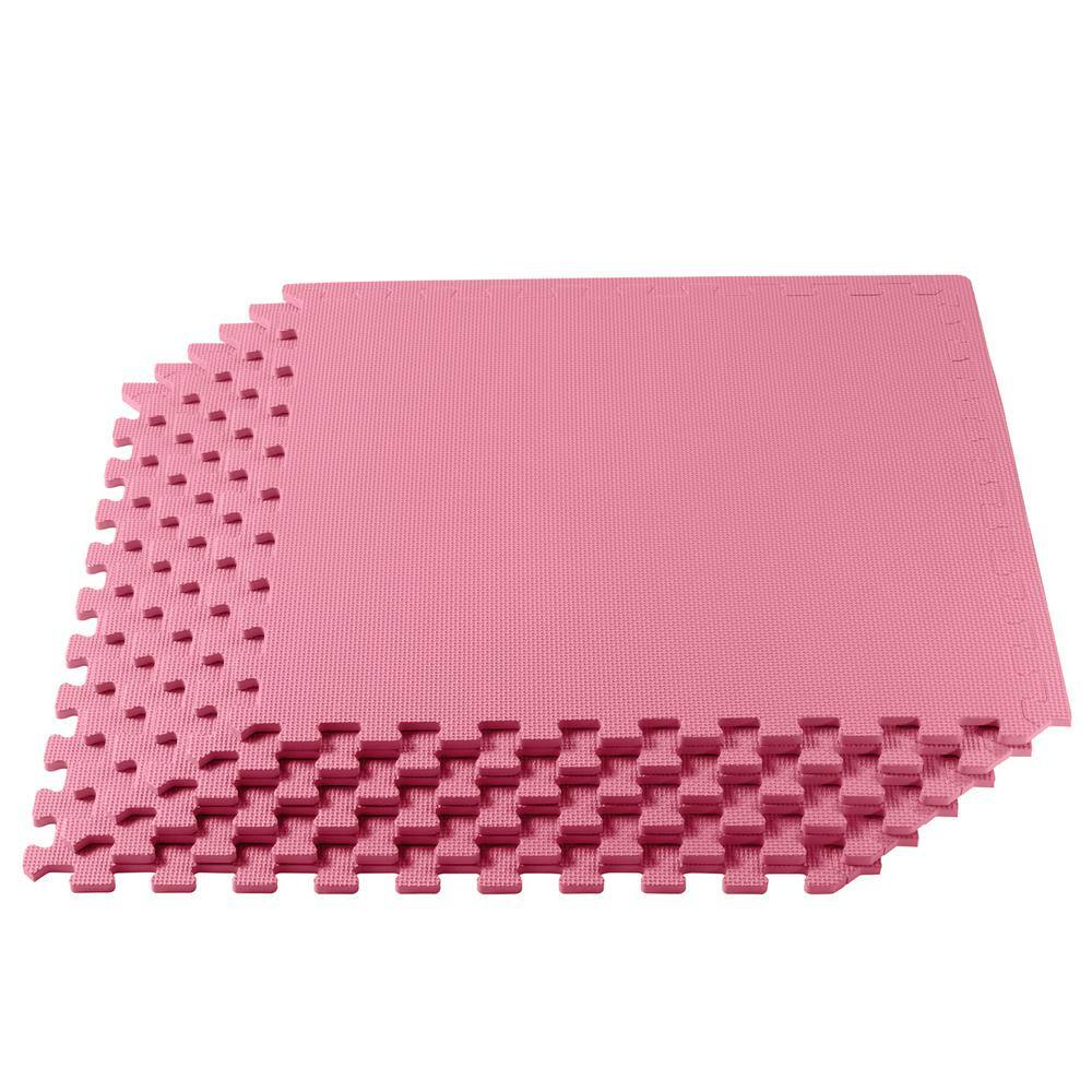 1/2 in. Thick Multipurpose 24 in. x 24 in. EVA Foam Tiles 6 Pack 24 sq. ft. - Pink price history on PriceWatchPro