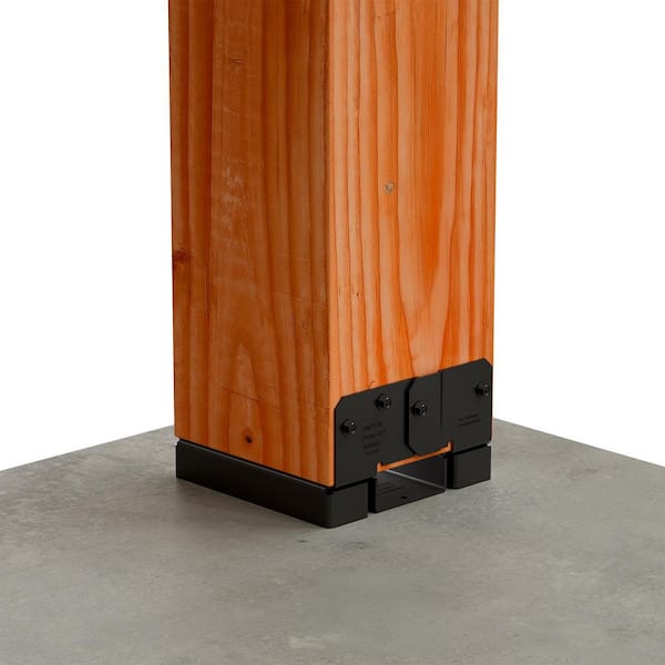 Simpson Strong-Tie Outdoor Accents ABAPC ZMAX, Black Powder-Coated