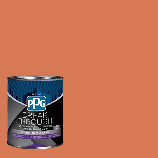 1 qt. PPG17-24 Copper Penny Semi-Gloss Door, Trim & Cabinet Paint