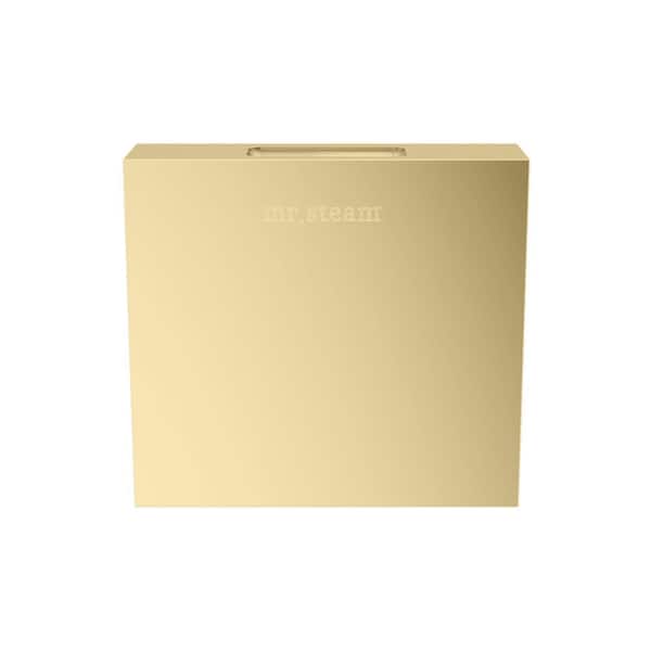 Square Steamhead Satin Brass