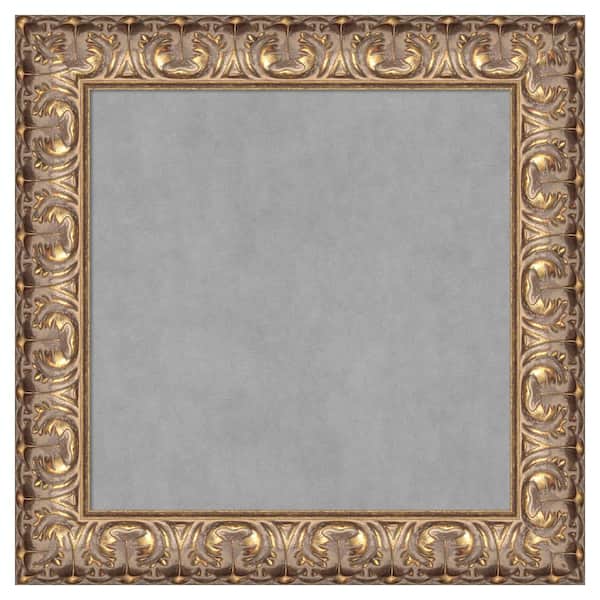 Amanti Art Florentine Gold 15 in. x 15 in Framed Magnetic Board