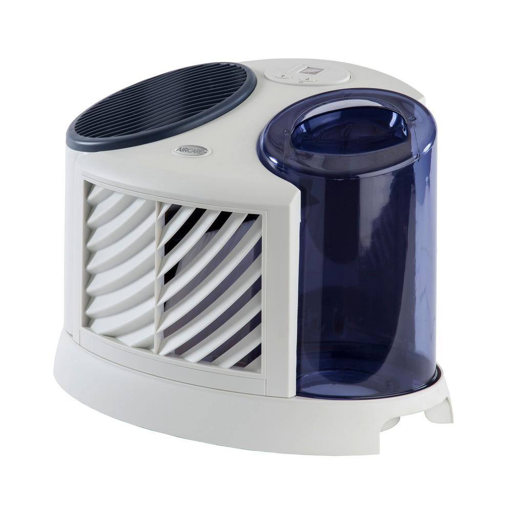 White Digital Evaporative Tabletop Humidifier with Humidistat