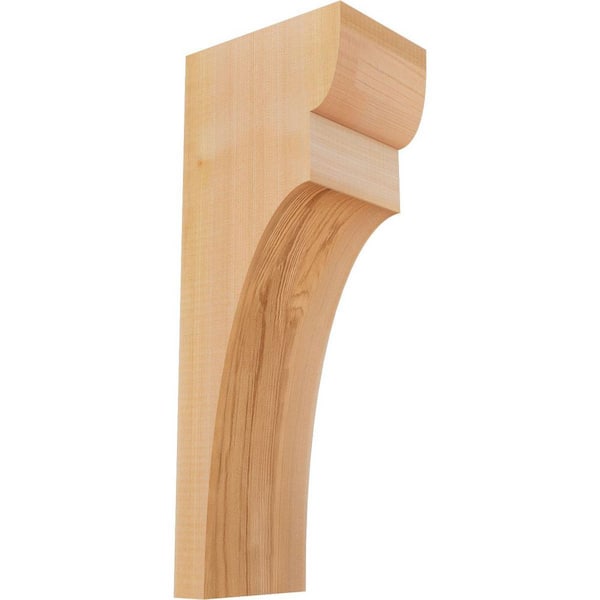 Ekena Millwork 5-1/2 in. x 8 in. x 20 in. Western Red Cedar Yorktown Smooth Corbel