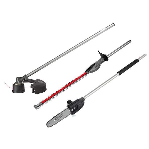 M18 FUEL QUIK-LOK 16 in. String Trimmer Attachment, Pole Saw Attachment, and Hedge Trimmer Attachment (3-Tool)