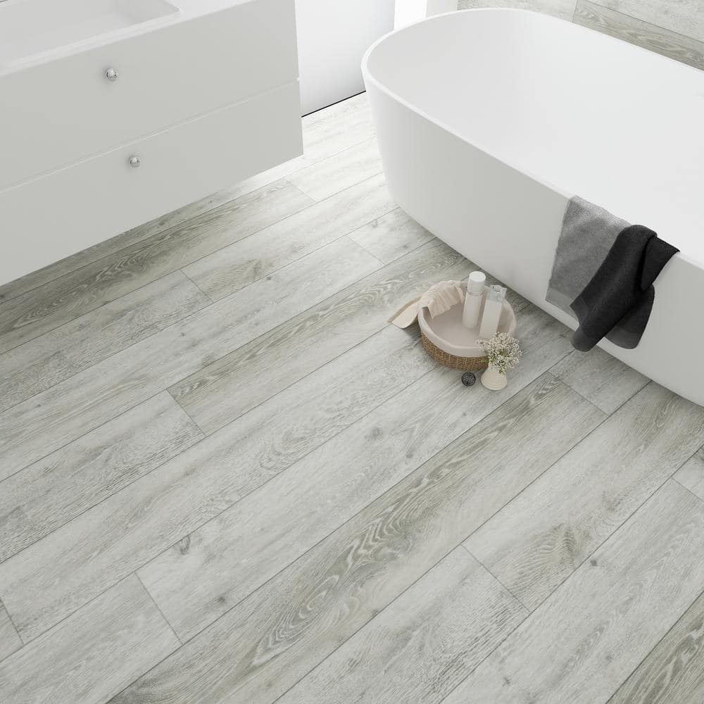 Akaroa Ash 9" x 60" Waterproof Vinyl Plank Flooring