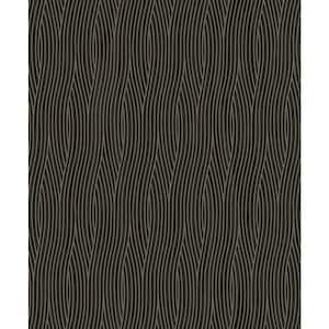 Grayson Brown Geometric Paper Strippable Roll (Covers 57.8 sq. ft.)