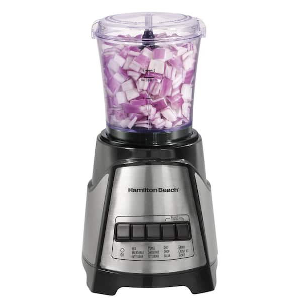 Hamilton Beach Wave Crusher Blender For Shakes and Smoothies With 40 Oz  Glass Jar and 14 Functions, Ice Sabre Blades & 700 Watts for Consistently