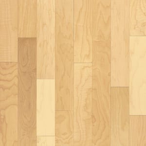 Take Home Sample - Natural Maple Solid Hardwood Flooring - 5 in. x 7 in.