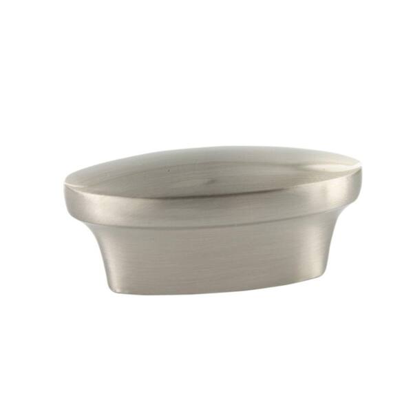 Richelieu Hardware Harlem Collection 1-3/4 in. (44 mm) x 3/4 in. (19 mm) Brushed Nickel Contemporary Cabinet Knob