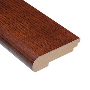 Oak Toast 3/8 in. Thick x 3-1/2 in. Wide x 78 in. Length Stair Nose Molding