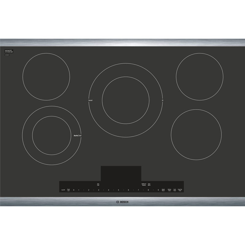Benchmark Series 30 in. Radiant Electric Cooktop in Black with 5 Elements