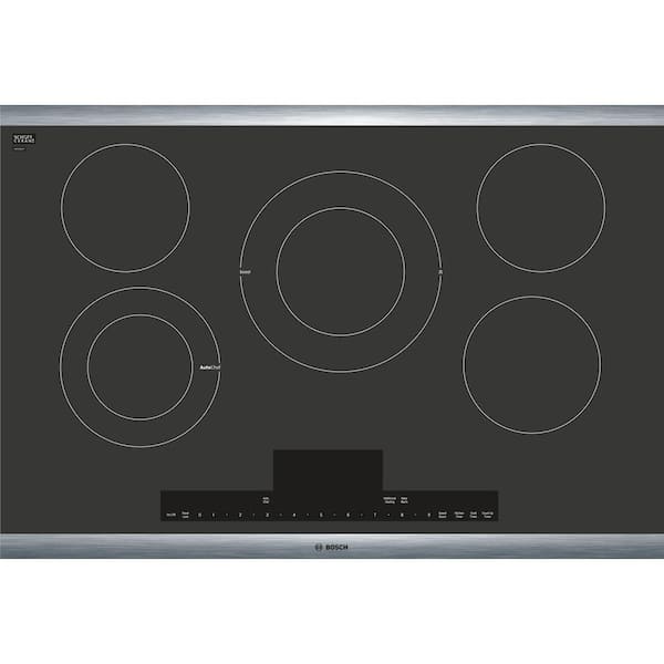 Bosch Benchmark Series 30 in. Radiant Electric Cooktop in Black with 5 Elements