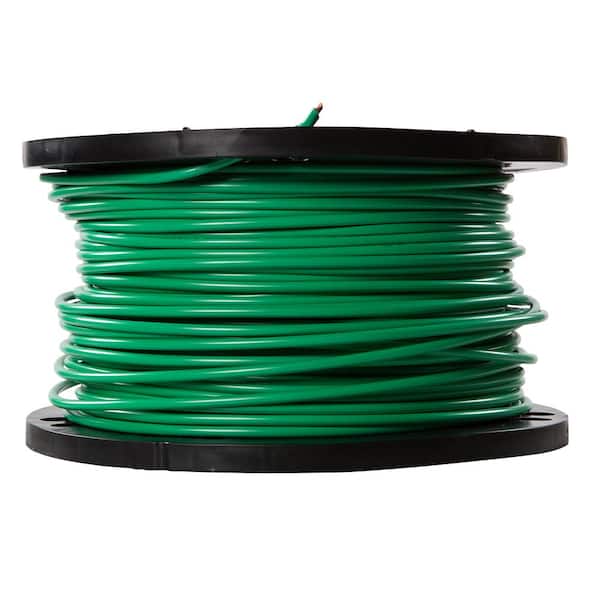 Southwire 500 ft. 8 Green Solid CU TW Wire