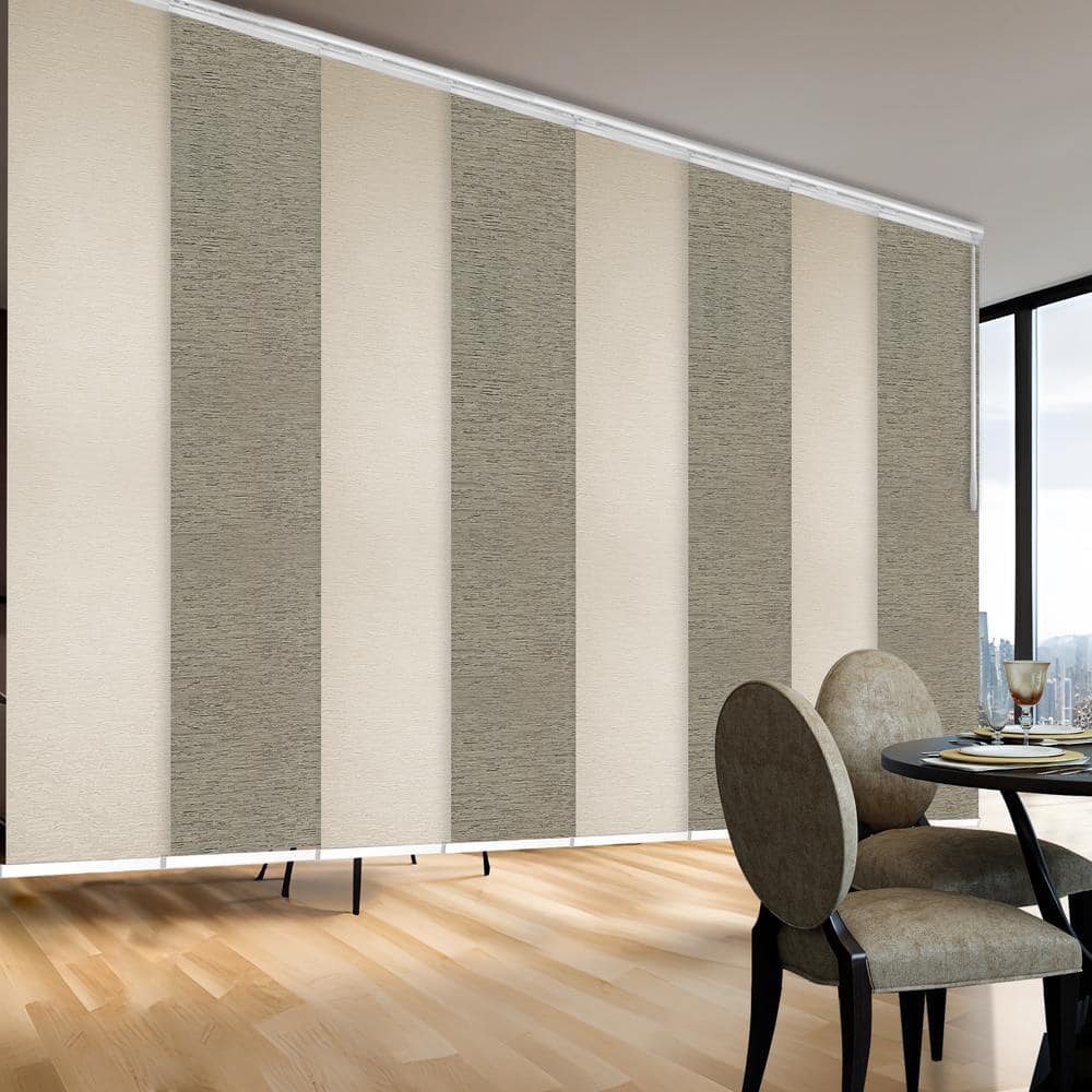 Woven 130 in. - 175 in. W x 94 in. L Adjustable 8- Panel White Double Rail Panel Track with 23.5 in. Slates price history on PriceWatchPro