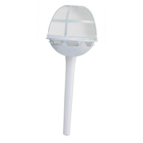 OASIS Wedding Belle Bouquet Holder with Styrofoam Grande White Straight Handle (Pack of 6)