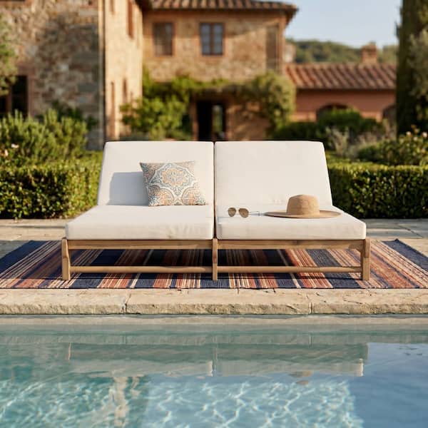 CHRISTOPHER KNIGHT HOME Trista Light Teak Finish Solid Wood