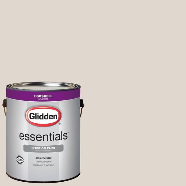 Glidden Essentials 1 gal. #HDGWN35 Whitecliff Beige Eggshell Interior Paint
