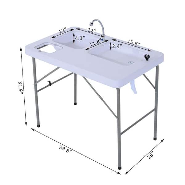 Portable Outdoor Camp Sink With Running Water, Hand Washing Station –  Deluxe Camping